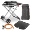 Weber Traveler Portable Gas BBQ BUNDLE